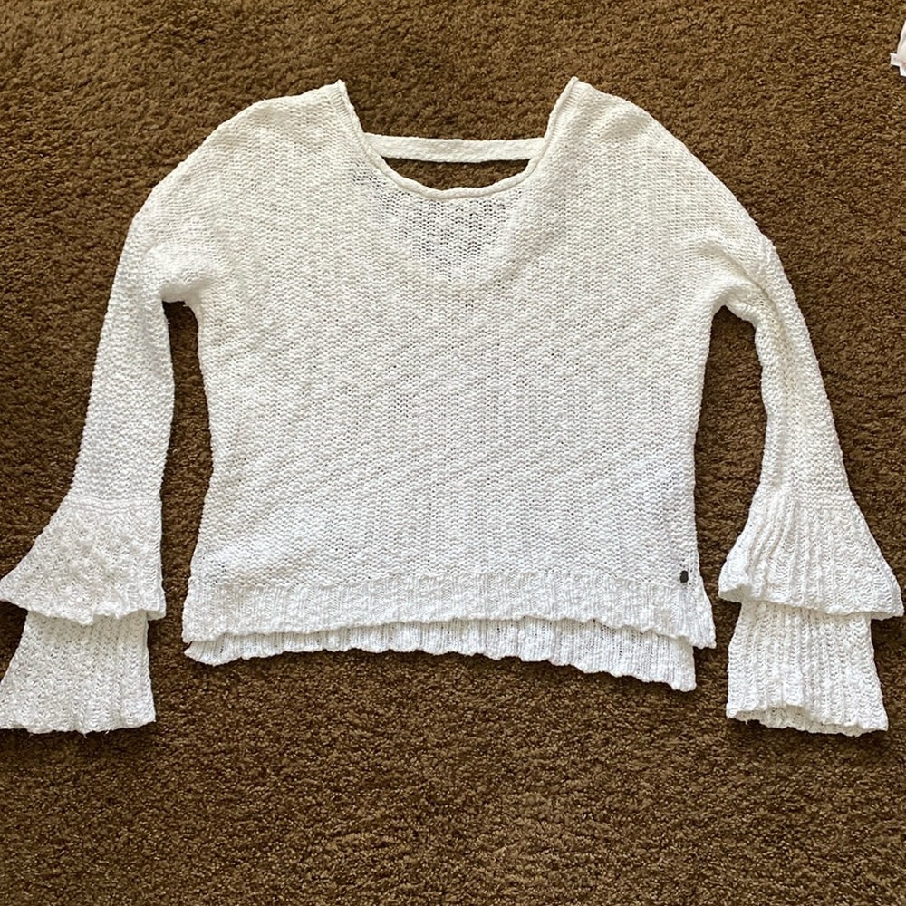 Roxy white knitted sweater